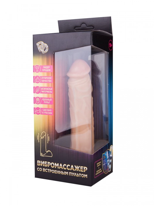 Вибратор-имитатор члена №9 - 20 см. - Джага-Джага