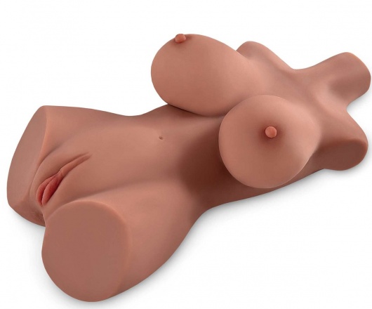 Кофейный мастурбатор-торс Perfect 10 Torso - Pipedream - в Серпухове купить с доставкой