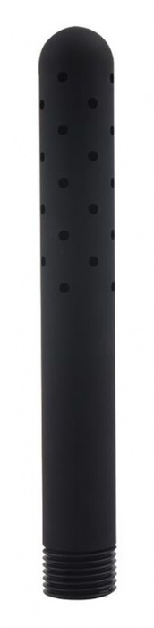 Черная насадка для анального душа ANAL DOUCHE - 15 см. - Dream Toys - купить с доставкой в Серпухове