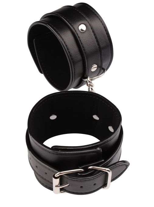 Черные оковы Classic Ankle Cuffs - Chisa - купить с доставкой в Серпухове