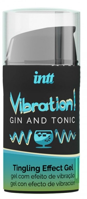 Жидкий интимный гель с эффектом вибрации Vibration! Gin   Tonic - 15 мл. - INTT - купить с доставкой в Серпухове