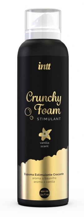 Пенка для массажа Crunchy Foam Stimulant Vanilla - 100 мл. - INTT - купить с доставкой в Серпухове