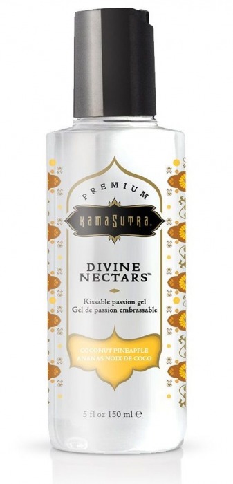 Гель-лубрикант на водной основе Divine Nectars Vanilla с ароматом ванили - 150 мл. - Kama Sutra - купить с доставкой в Серпухове
