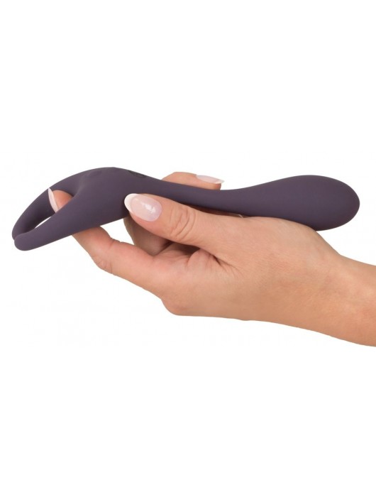 Фиолетовый универсальный вибратор Remote Controlled Couples Vibrator - Orion