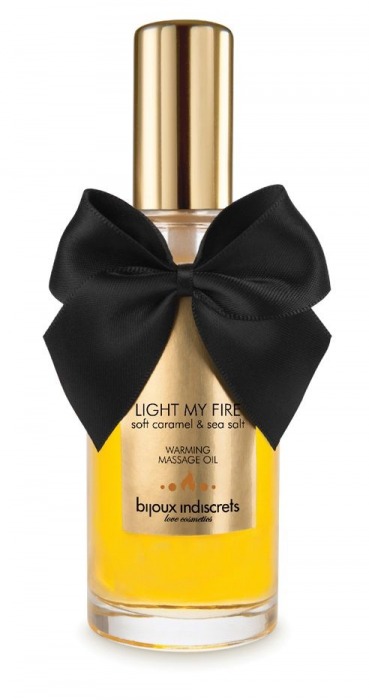 Массажное масло Light My Fire с ароматом карамели - 100 мл. - Bijoux Indiscrets - купить с доставкой в Серпухове