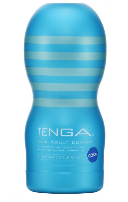 Мастурбатор с охлаждающей смазкой TENGA Original Vacuum Cup Cool - Tenga - в Серпухове купить с доставкой