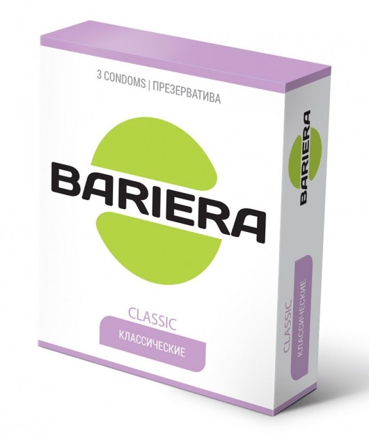 Классические презервативы Bariera Classic - 3 шт. - Bariera - купить с доставкой в Серпухове