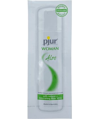 Лубрикант на водной основе pjur WOMAN Aloe - 2 мл. - Pjur - купить с доставкой в Серпухове