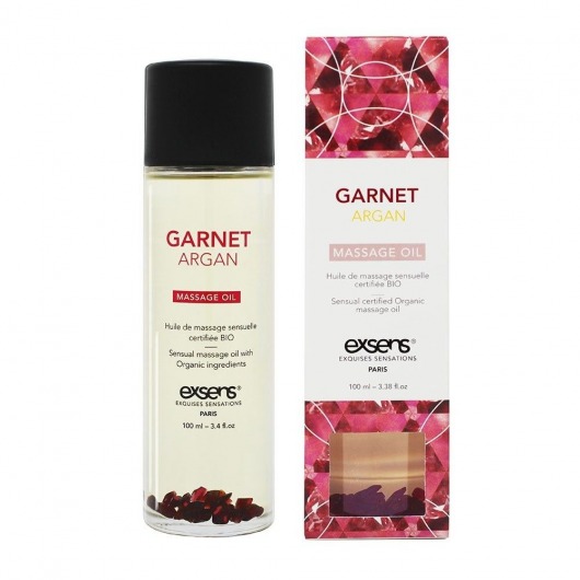 Органическое массажное масло GARNET ARGAN - 100 мл. - Exsens - купить с доставкой в Серпухове