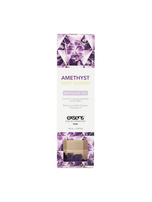 Органическое массажное масло AMETHYST SWEET ALMOND - 100 мл. - Exsens - купить с доставкой в Серпухове