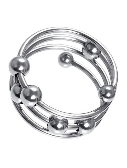 Большое металлическое кольцо под головку пениса - ToyFa - купить с доставкой в Серпухове