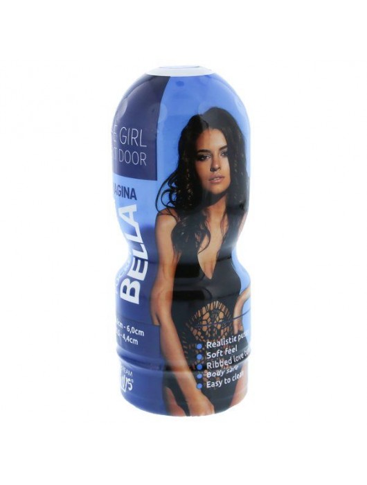 Телесный мастурбатор-вагина в тубе Bella - Dream Toys - в Серпухове купить с доставкой