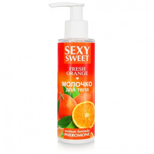 Молочко для тела с феромонами и ароматом апельсина Sexy Sweet Fresh Orange - 150 гр. -  - Магазин феромонов в Серпухове