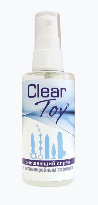 Очищающий спрей Clear Toy с антимикробным эффектом - 100 мл. - Биоритм - купить с доставкой в Серпухове