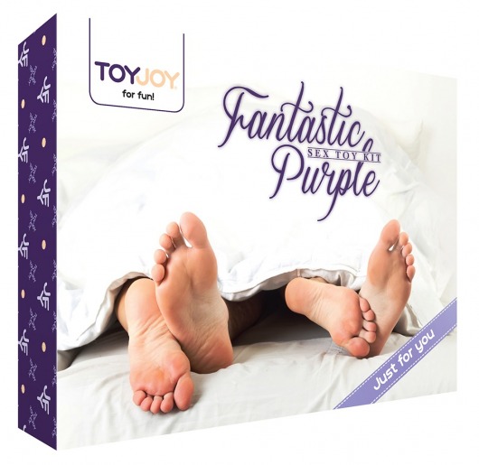 Эротический набор FANTASTIC PURPLE SEX TOY KIT - Toy Joy - купить с доставкой в Серпухове
