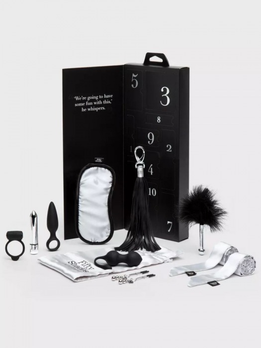 Эротический набор Pleasure Overload 10 Days of Play Gift Set - Fifty Shades of Grey - купить с доставкой в Серпухове