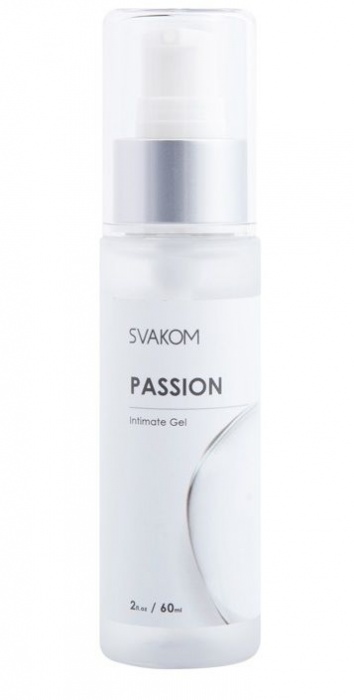 Смазка на водной основе Passion Intimate Gel - 60 мл. - Svakom - купить с доставкой в Серпухове