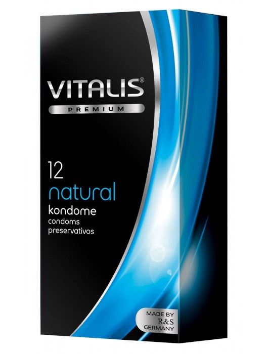 Классические презервативы VITALIS PREMIUM natural - 12 шт. - Vitalis - купить с доставкой в Серпухове