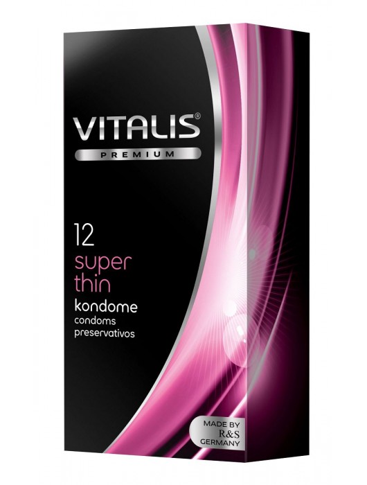 Ультратонкие презервативы VITALIS PREMIUM super thin - 12 шт. - Vitalis - купить с доставкой в Серпухове