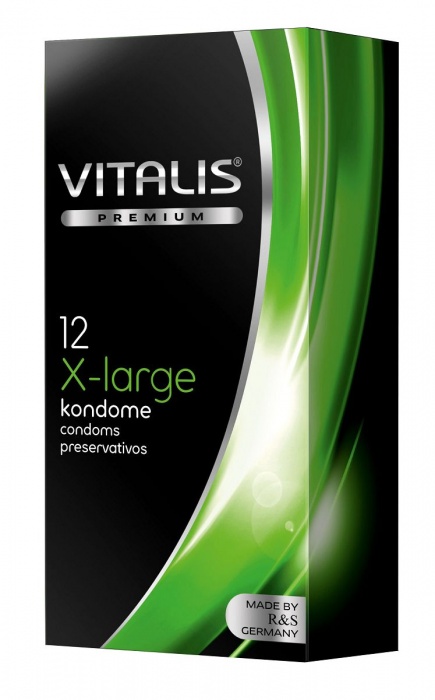 Презервативы увеличенного размера VITALIS PREMIUM x-large - 12 шт. - Vitalis - купить с доставкой в Серпухове