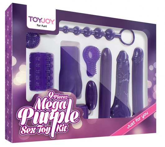 Эротический набор Toy Joy Mega Purple - Toy Joy - купить с доставкой в Серпухове