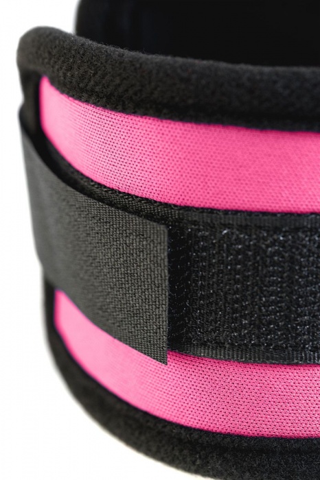 Оковы на ноги из неопрена розового цвета - ToyFa - купить с доставкой в Серпухове