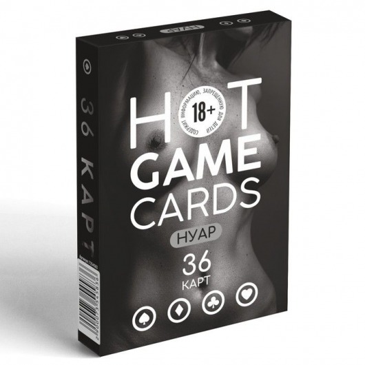 Игральные карты HOT GAME CARDS НУАР - 36 шт. - Сима-Ленд - купить с доставкой в Серпухове