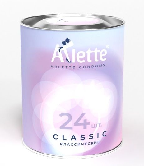 Классические презервативы Arlette Classic - 24 шт. - Arlette - купить с доставкой в Серпухове