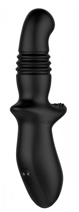 Черный вибромассажер простаты Nexus Thrust с возвратно-поступательными движениями - Nexus Range - в Серпухове купить с доставкой