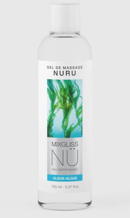 Массажный гель на водной основе Mixgliss NU Algae - 150 мл. - Strap-on-me - купить с доставкой в Серпухове