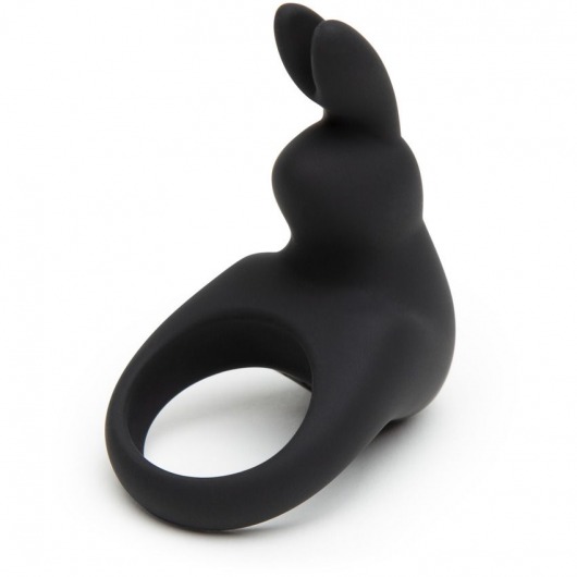 Черное эрекционное виброкольцо Happy Rabbit Rechargeable Rabbit Cock Ring - Happy Rabbit - в Серпухове купить с доставкой