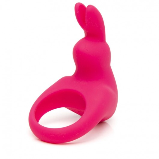 Розовое эрекционное виброкольцо Happy Rabbit Rechargeable Rabbit Cock Ring - Happy Rabbit - в Серпухове купить с доставкой