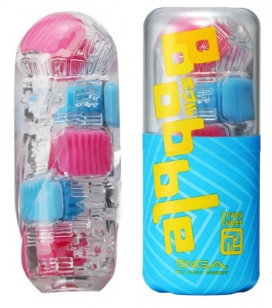 Мастурбатор Tenga Bobble Crazy Cubes - Tenga - в Серпухове купить с доставкой