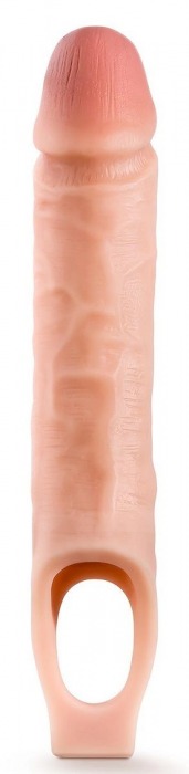 Телесная насадка на пенис 10 Inch Cock Sheath Extender - 25 см. - Blush Novelties - в Серпухове купить с доставкой