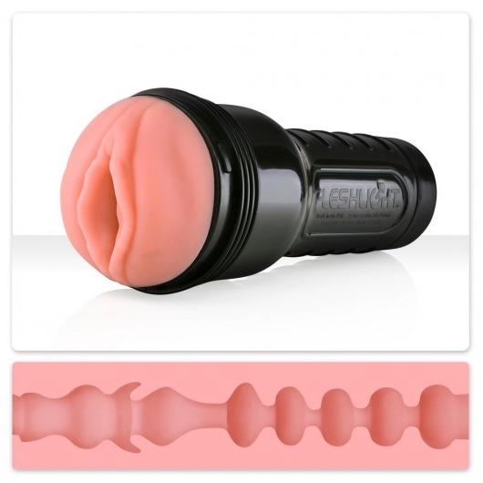Мастурбатор-вагина Fleshlight - Pink Lady Mini-Lotus - Fleshlight - в Серпухове купить с доставкой