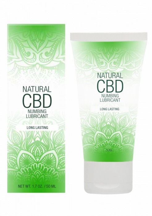 Лубрикант с пролонгирующим эффектом Natural CBD Numbing Lubricant - 50 мл. - Shots Media BV - купить с доставкой в Серпухове