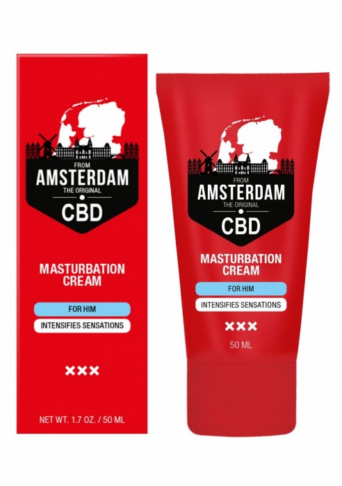 Крем для мастурбации для мужчин CBD from Amsterdam Masturbation Cream For Him - 50 мл. - Shots Media BV - купить с доставкой в Серпухове