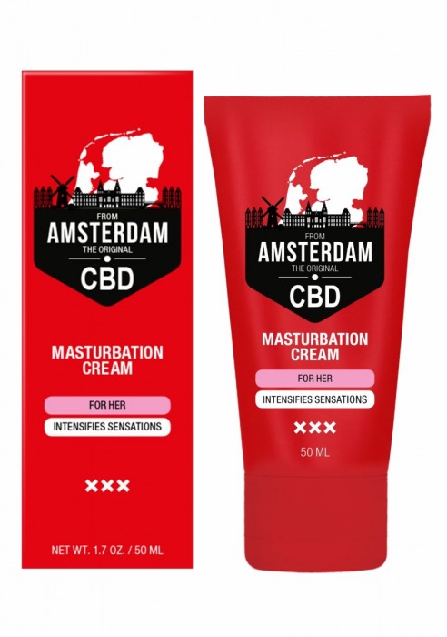 Крем для мастурбации для женщин CBD from Amsterdam Masturbation Cream For Her - 50 мл. - Shots Media BV - купить с доставкой в Серпухове