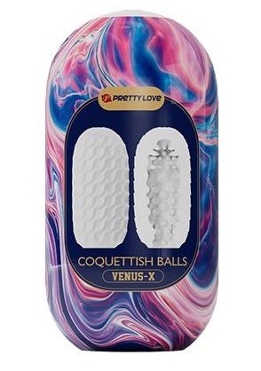 Мастурбатор в форме яйца Coquettish Balls - Baile - в Серпухове купить с доставкой