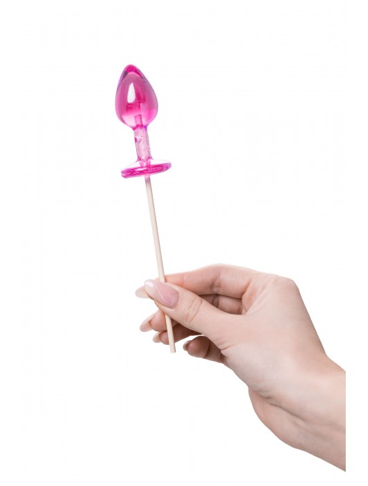 Розовый леденец  в форме анальной втулки со вкусом айриш крим - 29 гр. - Sosuчki - купить с доставкой в Серпухове