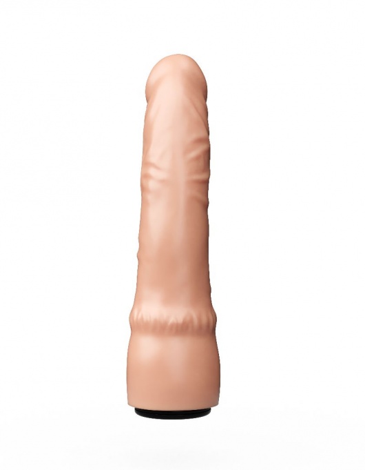 Телесная насадка в форме фаллоса для трусиков с плугом - 19,3 см. - LOVETOY (А-Полимер) - купить с доставкой в Серпухове