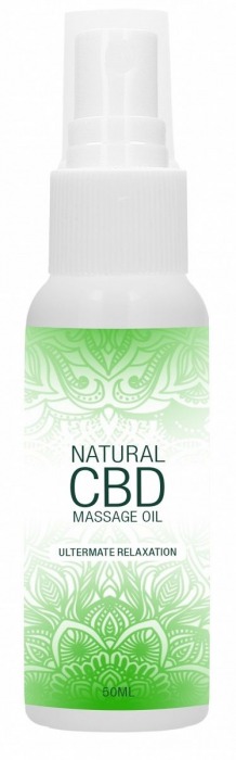 Массажное масло Natural CBD Massage Oil - 50 мл. - Shots Media BV - купить с доставкой в Серпухове