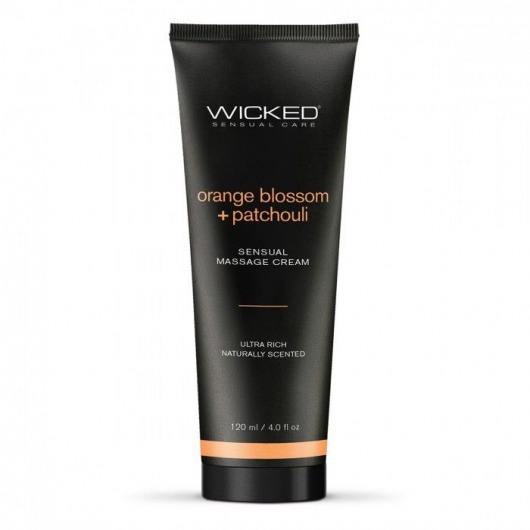 Массажный легкий крем WICKED Orange Blossom plus Patchouli - 120 мл. - Wicked - купить с доставкой в Серпухове