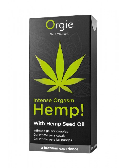 Возбуждающий интимный гель для пар ORGIE Hemp Intense Orgasm - 15 мл. - ORGIE - купить с доставкой в Серпухове
