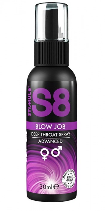 Лубрикант для орального секса S8 Deep Throat Spray - 30 мл. - Stimul8 - купить с доставкой в Серпухове