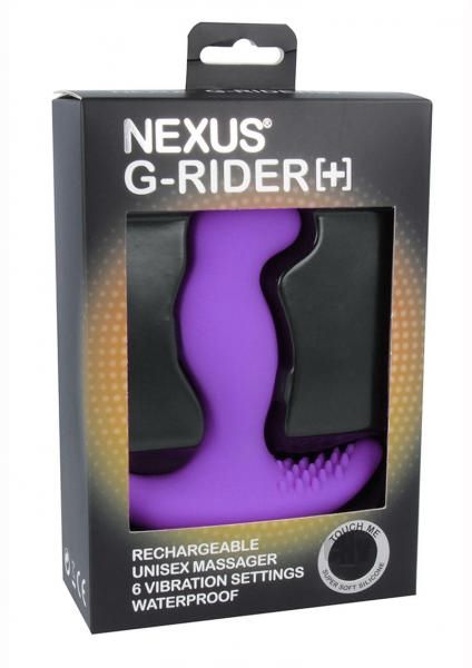 Фиолетовый вибромассажер простаты Nexus G-Rider+ - 12,6 см. - Nexus Range - в Серпухове купить с доставкой