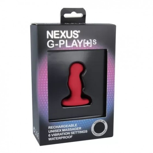 Красная вибровтулка Nexus G-Play+ S - Nexus Range - в Серпухове купить с доставкой
