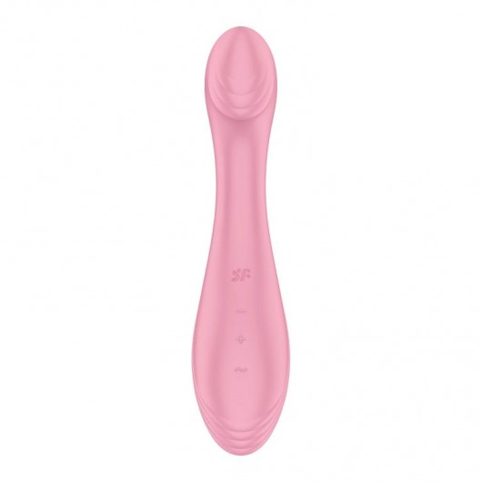 Розовый вибромассажер G-Force - 19 см. - Satisfyer