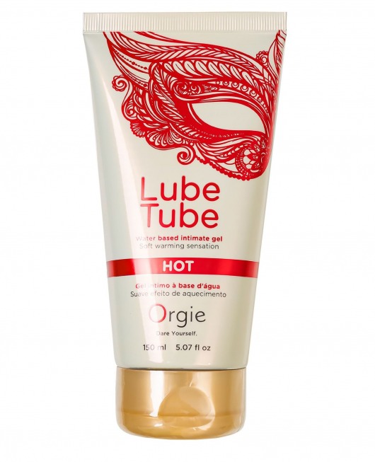 Интимный гель на водной основе Lube Tube Hot с разогревающим эффектом - 150 мл. - ORGIE - купить с доставкой в Серпухове