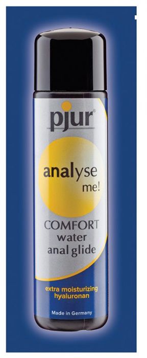 Анальный лубрикант pjur ANALYSE ME Comfort Water Anal Glide - 2 мл. - Pjur - купить с доставкой в Серпухове